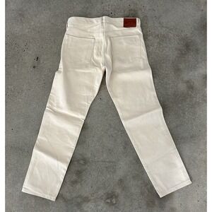Double RL Jeans RRL Selvage Cream Bootcut Button Fly Men's 32 X 32 Ralph Lauren